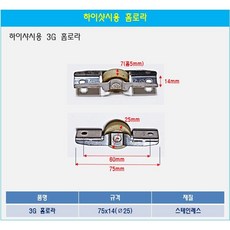 하이샤시용 홈로라 스텐로라 샷시롤러 샤시호차, 1개