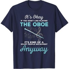 Oboe Gift Tee Apparel 오보에 티셔츠 재미있는 스마트 리드 악기 연주자 Q1701601, Men, Kelly Green, Kelly Green, 1개