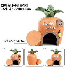 조이앨빈 도마뱀집꾸미기 크레스티드게코 집꾸미기, 1개, 당근 피하는 집