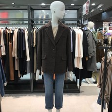 주크 아울렛 빅 세일중!! 체크 패턴 투 버튼 울 자켓 V204MSF950