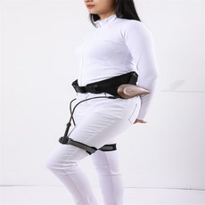 보행 보조 로봇 어르신 보행기 성인용 걸음마 걷기 연습 노인 다리 하체 무릎 재활 훈련, 왼쪽