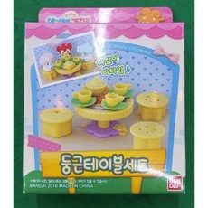 반다이 에그엔젤 코코밍 피규어 둥근테이블세트, 혼합 색상, 1개