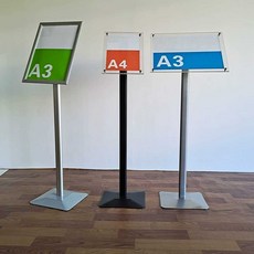 스탠드메뉴판 아크릴 거치대 a4 배너 등신대