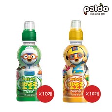 팔도 뽀로로음료 사과235mlX10개 + 바나나235mlX10개