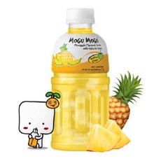 농심 모구모구 파인애플맛 4개입, 320ml, 4개