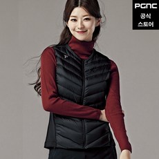 여성 스포츠 경량 구스다운 패딩조끼