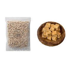  북어 트릿 치킨 트릿 강아지 고양이 동결 건조 큐브 훈련용 간식 대용량 트릿 500g, 연어 트릿 500G + 닭가슴살 트릿 500G 