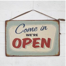 MC_91 빈티지 민트 open 사인보드 0CFA openclosed 오픈클로즈사인보드, mc_ 본상품선택