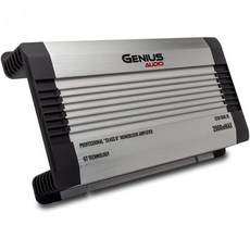 Genius Audio GTM-1500.1D 컴팩트 풀레인지 파워 카 앰프 모노블록 3000W 최대 클래스 D 1옴 안정적 전력 보호 시스템과 스피커 우퍼 성능을 베이스 부스트, 1 - Channel / 2000 Watts, 1개