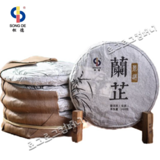송덕 란지 생차 운남보이차 경매산 2017년 대엽종 생병차 5편 총1000g, 5개, 1개입, 200g