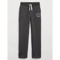 픽스키즈 갭키즈 GAP KIDS 데일리 로고패치 기모 트레이닝팬츠 차콜 뉴코아괴정점