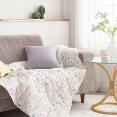 코스트코 루마인 홈 시어서커 이불 100x150cm /프레스턴가든(핑크&블루)