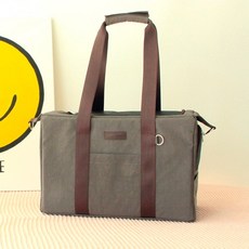  하하펫 반려동물 이동가방 코지백 브라운 풀세트 (나일론생활방수보냉포켓), 1 