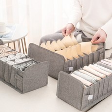 속옷정리함 패브릭 접이식 양말 보관함 속옷, L, 1개