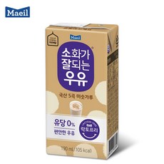 매일 소화가잘되는우유 미숫가루 190ml 12팩, 12개
