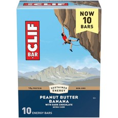 클리프 피넛 버터 바나나 에너지바 10개입