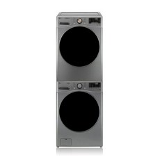  LG전자 트롬 드럼세탁기 21kg + 건조기 19kg F21VDSK-9VL 세트 방문설치, 스테인리스 실버 