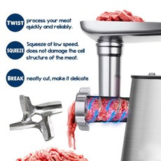 Moulinex 고기 분쇄기 나이프 Mincer 블레이드 주방 어플 라이언 스는 HV2 HV3 HV4 HV6 HV8 ME406 ME420 ME605 ME650, 하나, 은, 1개