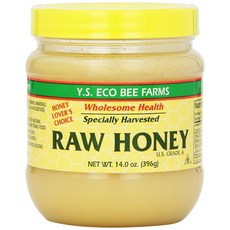 YS Organic Bee Farms - Healthy Honey (Raw) 생꿀, 396g, 1개