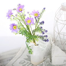 [마쉬매리골드]조화 고속터미널꽃시장 코스모스 믹스 44cm Part2 성묘조화, PURPLE (QW19054)