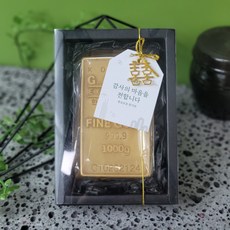 골드바 비누 (선물포장무료) 돌잔치 개업 퇴사 회사 답례품, 100g