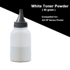 Misee 화이트 파우더 토너 호환 HP CF500a CF540a 레이저젯 M254 M254nw M254dw M281cdw M281fdw, 한개옵션1, 백색 분말 50 그램