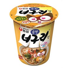 농심 순한 너구리컵 63gx6컵x2박스, 12개