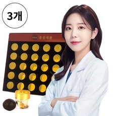 국내산 홍삼환 홍삼선물세트 녹용 당귀 작약뿌리 사양벌꿀 HACCP, 3개, 30정