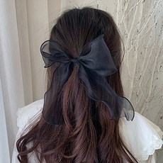벨라미티나 포니테일 똥머리 왕리본 머리끈