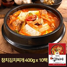 [시집가는농산] 참치김치찌개 400g x 10팩, 10개