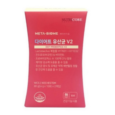 뉴트리코어 메타바이옴V2 다이어트 유산균, 1개, 80g