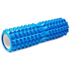 bebehome 瑜珈按摩滾筒 45公分月牙款 藍色, 加長款(45cm), 藍色月牙, 1個