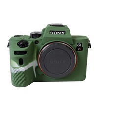 MINICO 보호 실리콘 젤 고무 부드러운 카메라 케이스 커버 가방 소니 ILCE-7RIII A7RM3 A7R3 카메라 녹색, 단일상품