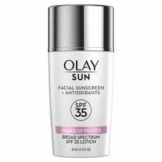 Olay Facial Sunscreen Antioxidants 올레이 페이셜 썬스크린 안티옥시던트 메이크업 프라이머 로션 SPF 35 1.3oz(40ml)