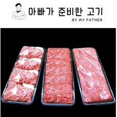 한우선물세트 골드세트 1++등급(마블링No.9) 친환경 아빠가 준비한 고기, 1세트, 2.05kg