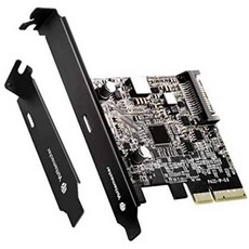 Yottamaster USB3.2 Gen 2X2 Expansion Card 20Gb/s Data Transfer PCI-E T, 상세내용참조