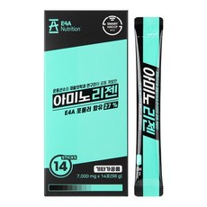 아미노리젠 오리지널 회복용 아미노산 보충제 7000mg 레몬맛, 1박스, 14정