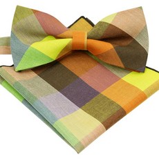 체크나비넥타이