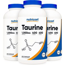 뉴트리코스트 타우린 1000mg 400캡슐 3묶음, 3개