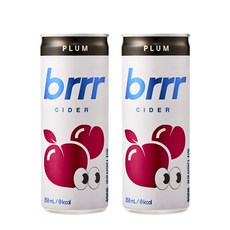 부르르 제로사이다 자두, 250ml, 12개