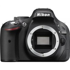 니콘 D5200 24.1MP CMOS 디지털 SLR 카메라 본체만 블랙, Black_Body Only | Base - d5200