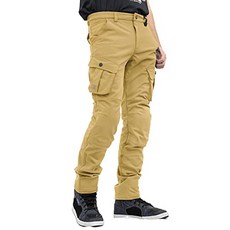 코미네(KOMINE) 바이크용 PK-926 프로텍트 윈드 프루프 웜 카고 팬츠 Beige L, 상품명참조