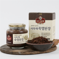 인산가 (주)인산가 정품 서목태 죽염된장(2.5kg/ 900g) 인산죽염 + 900g은 2개 이상 구입시 홍삼초코크런치(49g), 1박스, 900g