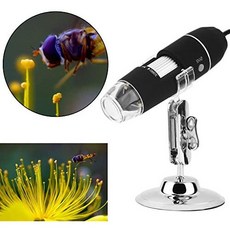 Loss 20X-1000X USB Digital Microscope Camera Android 8-LED Light 2.0MP HD Detection Board Magnifier Use Windows/Linux/Vista (Simple Microscope 10, 본문참고, Color = Simple microscope 1000X.