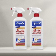 스페시핏 올인원 다목적 세정제 클리너 주방 욕실 가스렌지 후드 청소 기름때 제거, 2개, 750ml