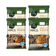 버섯잡채 590g x2 잔칫집모둠잡채 644g x2, 버섯잡채 590g x2 + 잔칫집모둠, 2개