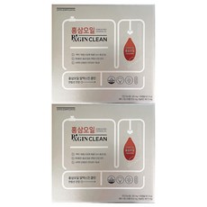 정관장 홍삼오일 RXGIN CLEAN 알엑스진 클린, 2개, 60정