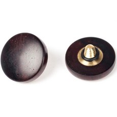 VKO 우드 소프트 셔터 릴리즈 버튼 섬세한 카메라 12mm 볼록 표면 퍼플 블랙 1PCS우드 그레인 랜덤, 1개