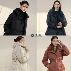 유로컬렉션 23FW 유로피안 밍크카라 퍼구스다운