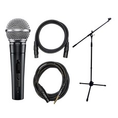 SHURE SM58SK 슈어 정품 다이나믹 마이크, SM58 SK 마이크+롱 스탠드